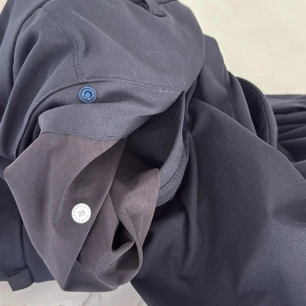 Lululemon Slim Fit Pants Trouser Men's 28 Dark Navy Blue Color